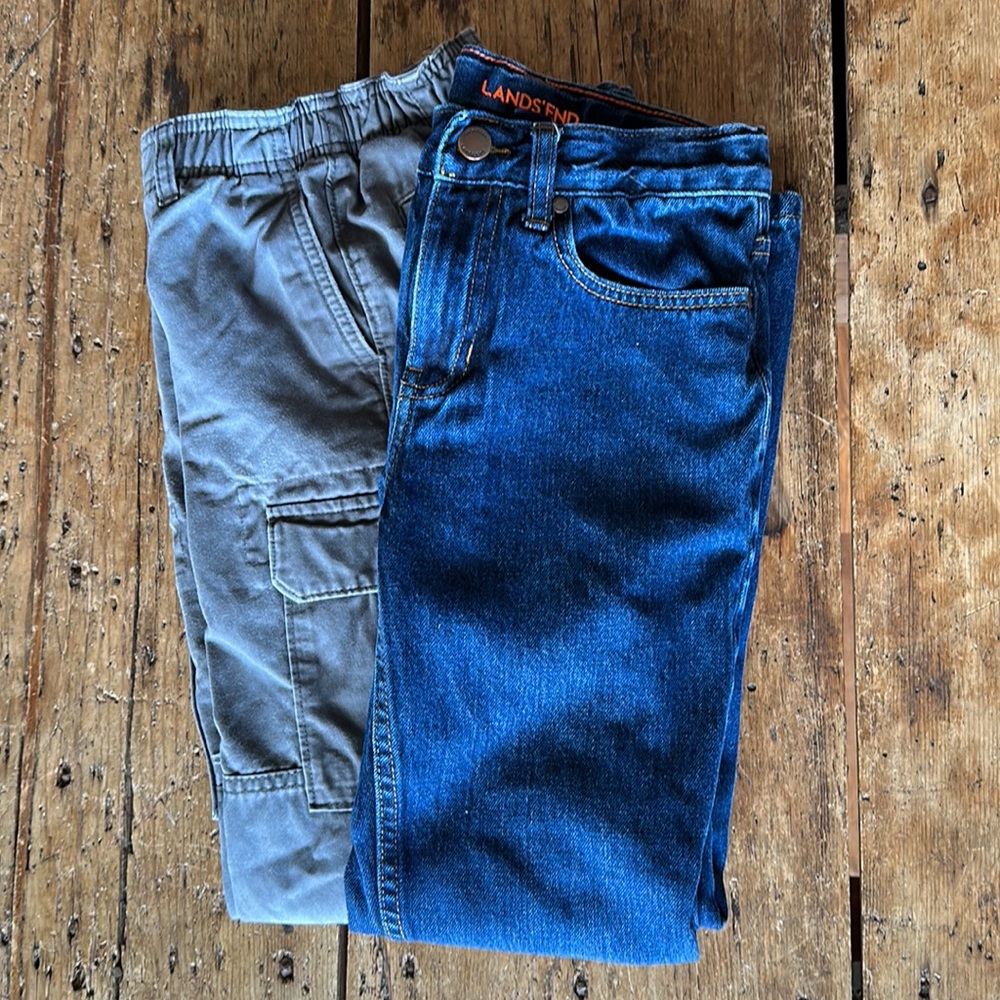 Lands end lines boys 10S pants - two pair